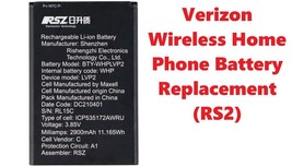 Battery for Verizon Wireless Home Phone Connect LVP2 BTY-WHPLVP2 - $5.89