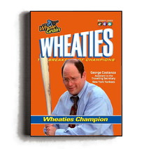 Framed George Costanza Seinfeld Yankees Wheaties Cereal Box Cover Parody - $19.19