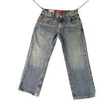 Arizona Jean Co Boys Size 8 Husky Relaxed Straight Fit Jeans Denim - £10.35 GBP