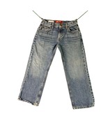 Arizona Jean Co Boys Size 8 Husky Relaxed Straight Fit Jeans Denim - £10.40 GBP