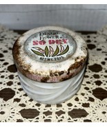 Vtg Advertising Desert Flower Milk Glass Jar Cream Deodorant 2 oz. parti... - $653.05 MXN