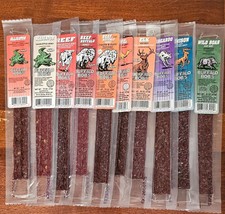 Buffalo Bob&#39;s Exotic Game Jerky - 10 Pack Variety Bundle **FREE SHIPPING** - $327.14 MXN