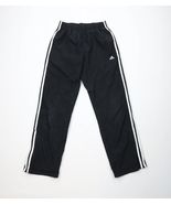 Vintage Y2K Adidas Mens Small Distressed Spell Out Striped Lined Wide Le... - $820.89 MXN