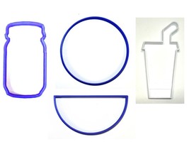 Lemonade Stand Refreshing Summer Drink Set of 4 Cookie Cutters USA PR1451 - $6.99