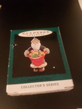 1995 Centuries of Santa #2 ~ Bag of Toys to Give ~ Hallmark Miniature Ornament - £4.17 GBP