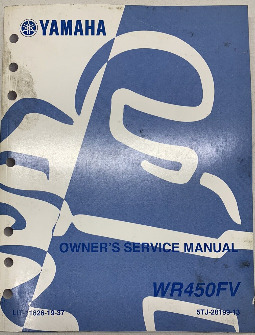 2006 2007 Yamaha WR450FV Service Atelier Réparation Manuel OEM LIT-11626... - $22.98