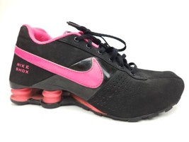 Nike Shox Deliver 318145-002 Black and Pink Kid&#39;s Size 6.5 Y Women&#39;s Size 8 - £47.38 GBP