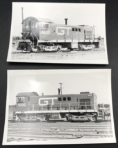 2 - Grand Trunk Western Railroad GTW #1000 S4 Locomotive Train B&amp;W Photo - £10.82 GBP