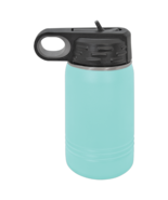 Teal 12oz Double Wall Insulated Stainless Steel Sport Bottle w/  Flip To... - £13.98 GBP