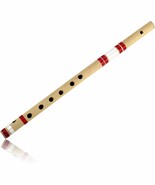 Genuine Indian 15.5 Inch Wooden Bamboo Flute In The Key Of &quot;A&quot; Fipple Wo... - $38.94