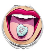 Eat Me Heart Candy Compact with Mirrors - Perfect for your Pocket or Purse - $11.76