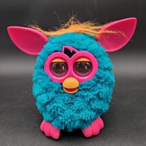 Rare Tiger Electronics Furby Boom Teal Pink Hair Powers On No Movement S... - $22.32
