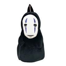 Ao miyazaki ghibli spirited away no face man backpack bag cartoon cute plush school bag thumb200