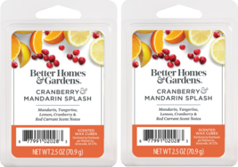 Better Homes and Gardens Scented Cubes 2.5oz 2-Pack (Cranberry Mandarin ... - $11.99