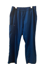 Cherokee Workwear Women&#39;s 2XL Scrub Pants Royal Blue Nurse Hospital Medical - £23.98 GBP