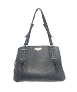 Simply Vera Vera Wang Shoulder Bag Black Faux Leather Zipper Double Snap... - €14,08 EUR
