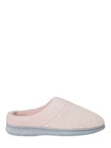 Dearfoam Women&#39;s Chenille Clog Slippers Indoor/Outdoor SMALL Pink Gel Infused - £16.79 GBP