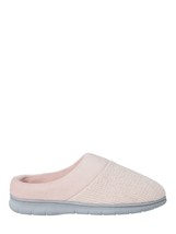 Dearfoam Women&#39;s Chenille Clog Slippers Indoor/Outdoor SMALL Pink Gel In... - $23.21