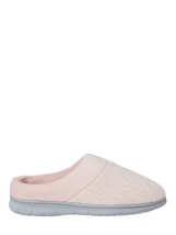 Dearfoam Women&#39;s Chenille Clog Slippers Indoor/Outdoor SMALL Pink Gel In... - £16.81 GBP