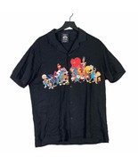 Space Jam A New Legacy Button Up Shirt Men&#39;s L Looney Tunes Tune Squad M... - £28.94 GBP