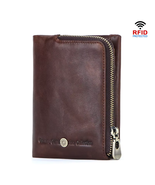 Genuine Leather Mini Wallet for Men, Vintage Card Holder, Coin Purse wit... - $74.07 CAD