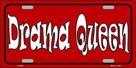 Drama Queen Metal Novelty License Plate Tag LP-3694 - £9.37 GBP