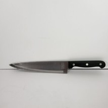 Philippe Richard Chefs Knife 8&quot; Blade Black Wood Handle Full Tang 3 Rivets - $12.97