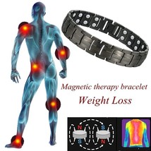 Magnetic Bracelet Therapy Weight Loss Arthritis Health Pain Stress Relie... - £13.45 GBP