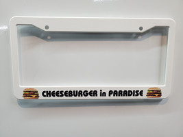 CHEESEBURGER IN PARADISE parrot head  funny humorous lol  License Plate ... - £7.90 GBP