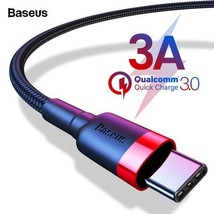 BASEUS USB 3.0 Type-C Fast Charging / Data Cable - Different lengths and colours - £8.02 GBP+