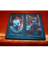ANGERY CLOWNS CANVAS PICTURE SALES Framed Hanging Wall Poster Decoration - $27.88 CAD