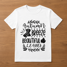 Autumn Breeze, Beautiful Leaves Womens Short Sleeve Shirts - $14.99