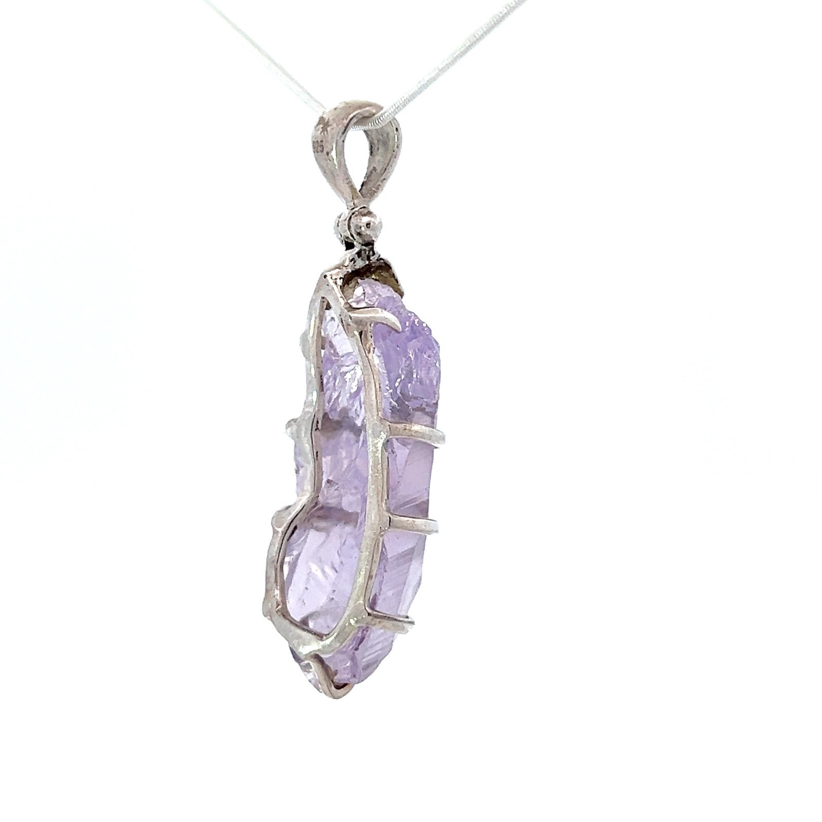 Starborn Moon Amethyst Crystal Pendant Necklace (22") Item image 5