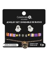 Celebrate It Halloween Boo Earrings, Bracelet, and Necklace Jewelry Set ... - $19.79