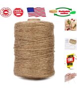 500 Feet Soft Brown Jute Twine - Ideal for DIY Crafts, Gardening &amp; Gift ... - $15.93 CAD