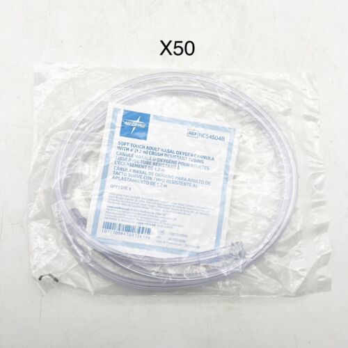 MEDLINE Soft Touch Adult Nasal Cannula 4ft. Clear Crush Resistant Tubing... - $49.99