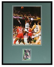 Robert Parish Signed Framed 16x20 Photo Poster Display Celtics The Chief - £71.43 GBP