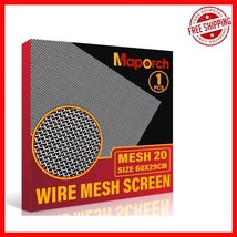 Customizable Steel Mesh Screen 11.4&quot; x 23.6&quot; - Ideal for Vent Covers &amp; S... - $334.07 MXN