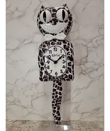 Retired Exotic Pets Furry Leopord Kit Cat Klock Clock - $280.29 CAD