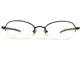 Matsuda Eyeglasses Frames 10159 BR TD Brown Round Half Rim Titan-P 49-18... - $242.89