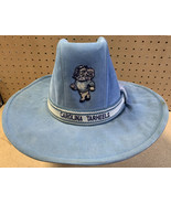 Vintage 70s 80s AJD Suede Carolina Tar Heels Western Cowboy Hat Rare! - £149.39 GBP