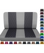 Truck seat covers fits 1961-1986 Chevy C/K 10/20 Front Bench with diamond stitch - £71.84 GBP