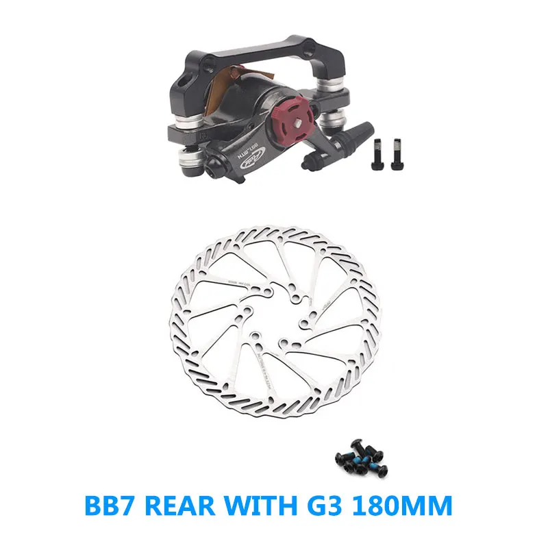 Avid BB7 Bicycle ke Caliper Disc FR7 Mountain MTB Bike Rotor ke Pads Front Rear  - £153.69 GBP