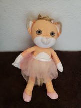 Mooshka Ballerina Princess Orange Fox Pink Plush Stuffed Animal 11&quot; Tutu... - £15.77 GBP