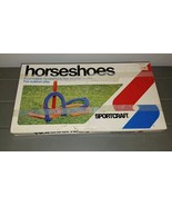Vintage New Sealed Sportcraft PVC Thick Plastic Lightweight Horseshoe Set - $15.75