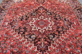 8&#39;3 x 11&#39;8 Vintage Caucasian Heris Handmade Wool Area Rug 8 x 12 Oriental Carpet - £2,688.59 GBP