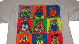 VTG 1991 Fred Flintstone Warhol Style Hanna Barbera Changes Graphic Shirt Sz L - £59.88 GBP