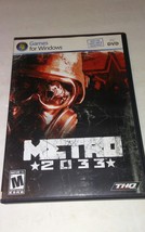 Metro 2033 PC Game (Windows 7/Vista/XP)-
show original title

Original TextMe... - £23.50 GBP