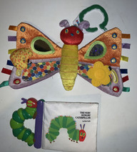 Eric Carle The Very Hungry Caterpillar Butterfly Activity Toy Book &amp; Rattle - £20.41 GBP