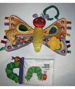 Eric Carle The Very Hungry Caterpillar Butterfly Activity Toy Book &amp; Rattle - $25.96